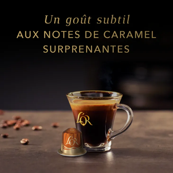 50 capsules compatibles Nespresso* Original Caramel - L'OR ESPRESSO