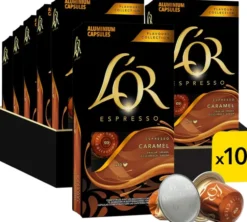 100 capsules compatibles Nespresso* Original Caramel - L'OR ESPRESSO