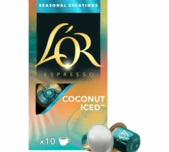 10 capsules compatibles Nespresso* Original Seasonal Creations Coconut Iced - L'OR ESPRESSO