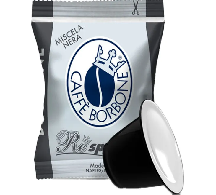 200 capsules compatibles Nespresso* Original Mélange Noir Intensité 9 - CAFFÈ BORBONE