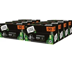 240 capsules compatibles Nespresso* Original Espresso Bio - CARTE NOIRE