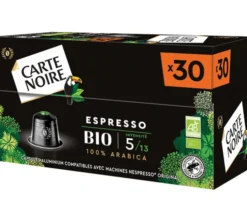 240 capsules compatibles Nespresso* Original Espresso Bio - CARTE NOIRE