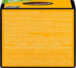 16 Capsules compostables compatibles A Modo Mio Lavazza Napoli - CAFFE VERGNANO