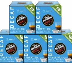 80 Capsules compostables compatibles A Modo Mio Lavazza Décaféiné - CAFFE VERGNANO