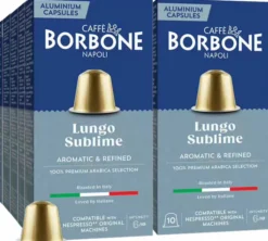 100 capsules Lungo Sublime - compatibles Nespresso® - CAFFE BORBONE