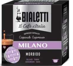 16 Capsules Mokespresso 'Milano' 100% Arabica - Bialetti