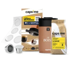 Capsules réutilisables compatibles Nespresso* Original - Coffret Slide compatible Nespresso* Original - CAPS'ME