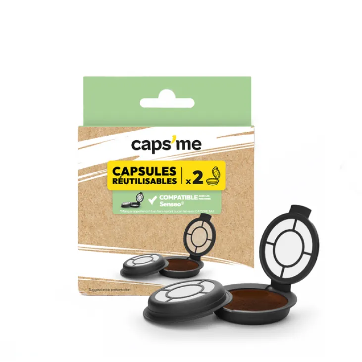 Capsules réutilisables compatibles Senseo® - Coffret Slide compatible Senseo® - CAPS'ME