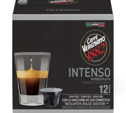 12 Capsules Vergnano Intenso pour Nescafe® Dolce Gusto® - CAFFE VERGNANO