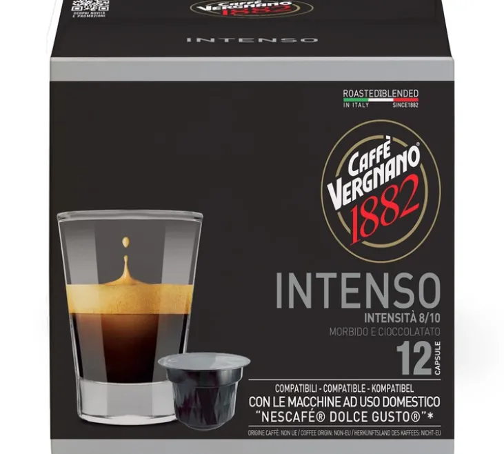 12 Capsules Vergnano Intenso pour Nescafe® Dolce Gusto® - CAFFE VERGNANO