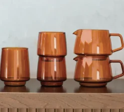 Carafe pour cafetière filtre manuelle - KINTO - 300ml Sepia 2 tasses