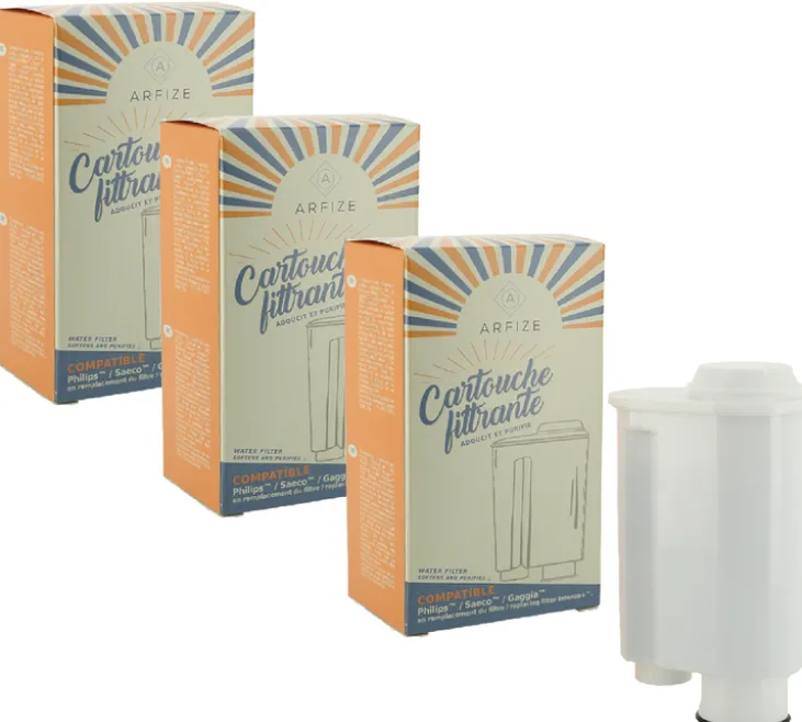 Cartouche filtrante (Compatible Brita Intenza+ Philips / Saeco / Gaggia) ARFIZE x3