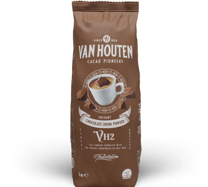 Chocolat Poudre VH2 34% Cacao - Vrac 1 kg - VAN HOUTTEN