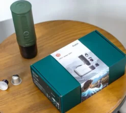 Coffret pour cafetière de voyage OUTIN Nano Portable Forest Green