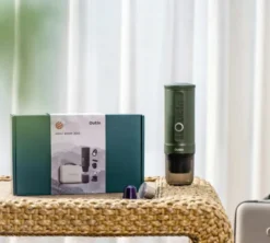 Coffret pour cafetière de voyage OUTIN Nano Portable Forest Green