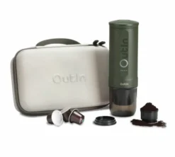 Coffret pour cafetière de voyage OUTIN Nano Portable Forest Green