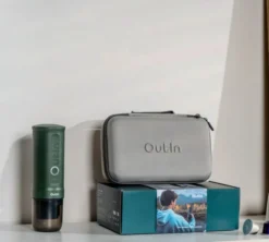 Coffret pour cafetière de voyage OUTIN Nano Portable Forest Green