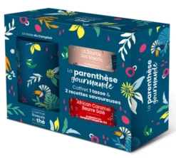 Coffret thé La parenthèse gourmande - 2 thés vrac + 1 tasse - COMPTOIR FRANÇAIS DU THÉ