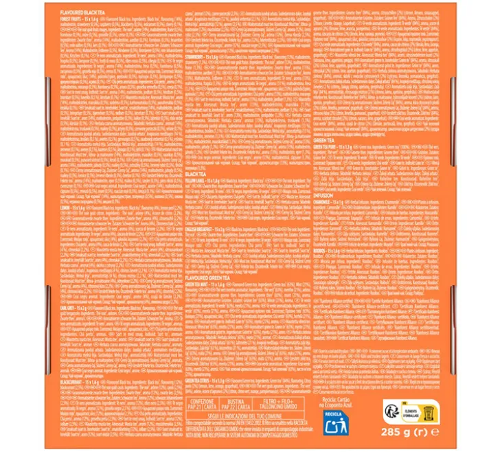Coffret thés et infusions Feel Good - 180 sachets - LIPTON SELECTION