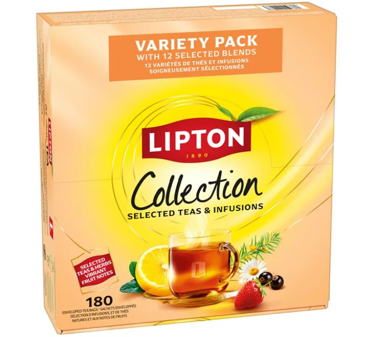 Coffret thés et infusions Feel Good - 180 sachets - LIPTON SELECTION