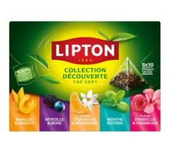 Coffret thés verts Collection Découverte - 50 sachets - LIPTON