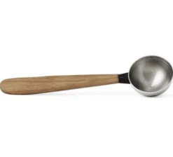 Cuillère à thé PURE en acier inoxydable et en bois - Viva Scandinavia
