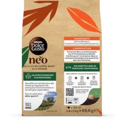 12 Dosettes Dolce Gusto Neo - Café Lungo
