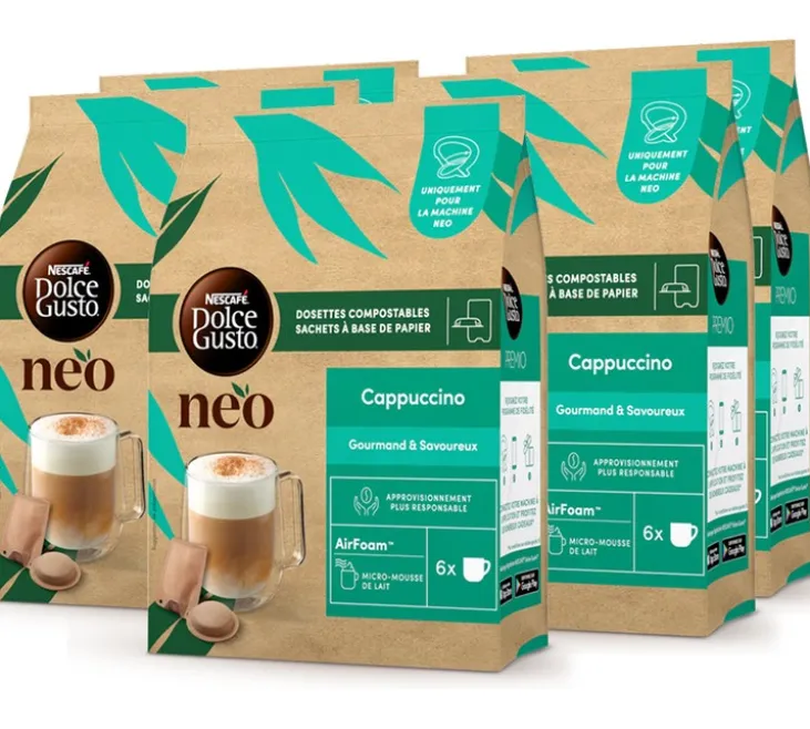 60 Dosettes Dolce Gusto Neo - Cappuccino ( 30 boissons )