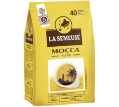 40 dosettes ESE Café Expresso Mocca - LA SEMEUSE