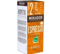 20 dosettes ESE Cremoso - MOKADOR CASTELLARI