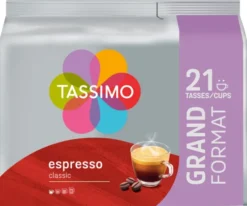 21 dosettes Espresso Classic - TASSIMO