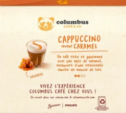 8 - dosettes Senseo - Cappuccino caramel Columbus - SENSEO