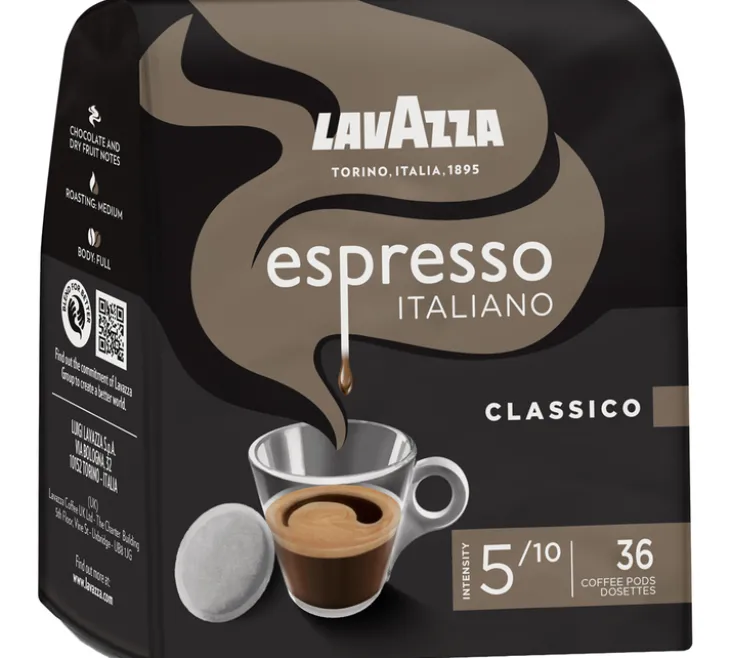 36 Dosettes Senseo compatibles - Espresso Italiano Classico - LAVAZZA