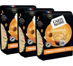 180 dosettes souples Classique Intensité n°5 - Carte Noire