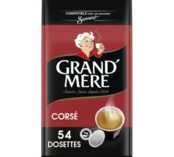 54 dosettes souples Corsé - CAFE GRAND-MERE