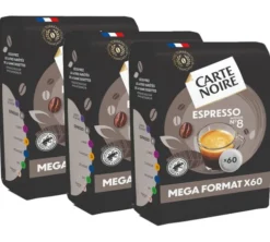 180 dosettes souples Espresso N°8 - CARTE NOIRE