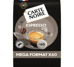 180 dosettes souples Espresso N°8 - CARTE NOIRE