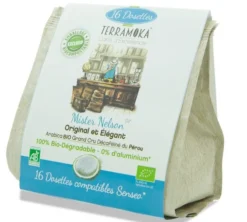 16 dosettes souples Mister Nelson Bio - TERRAMOKA