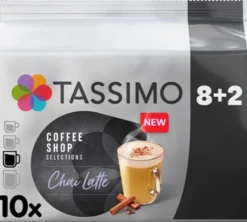 8 + 2 - Dosettes Tassimo Coffee Shop Chai Latte - TASSIMO