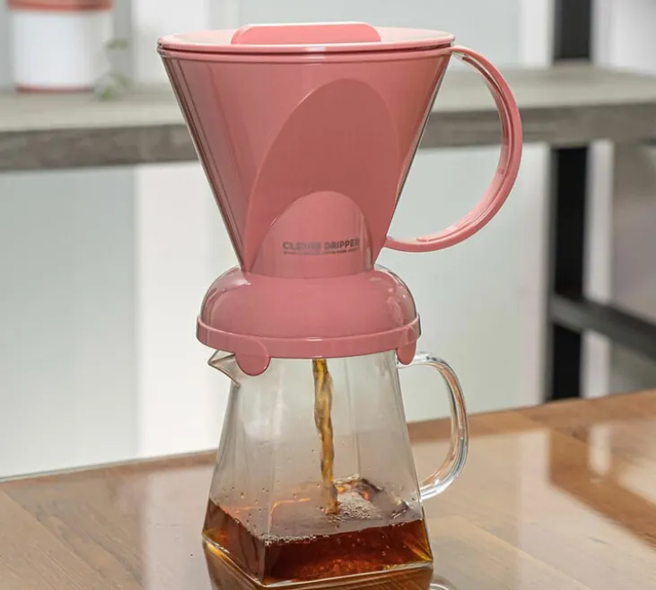 Dripper CLEVER DRIPPER Start/Stop rose - 4 tasses