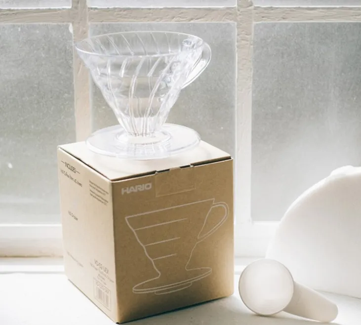Dripper HARIO VDR-02 Transparent - 4 tasses