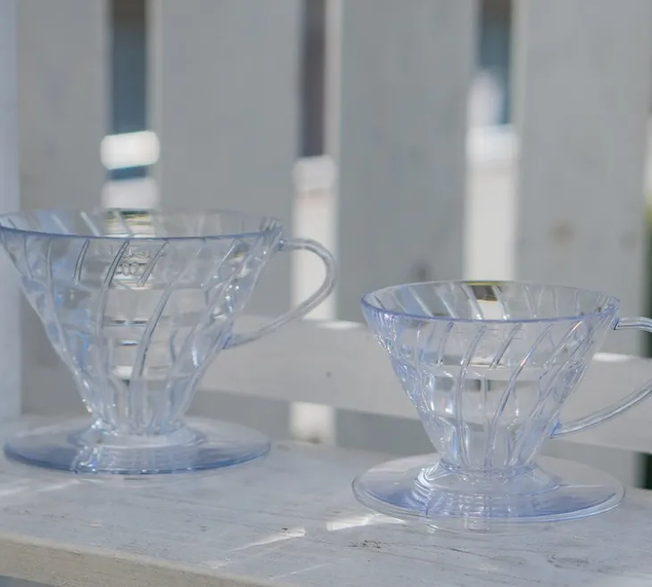 Dripper HARIO VDR-02 Transparent - 4 tasses