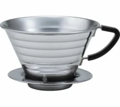 Dripper KALITA Wave 185 en inox pour 2 à 4 tasses