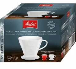 Dripper MELITTA IX4 en porcelaine blanc