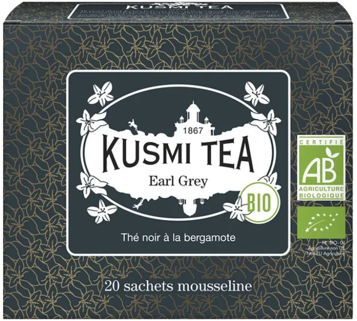 Earl Grey Bio & Equitable - 20 sachets - KUSMI TEA