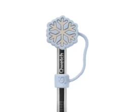 Embout pour paille flocon bleu pastel - Pour travel cup - QWETCH