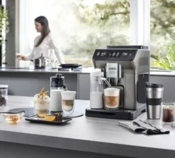 Expresso Broyeur DELONGHI Eletta Explore 450.86.T Titanium et Mug To Go