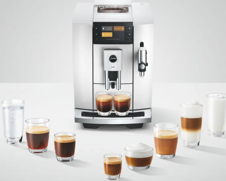 Expresso Broyeur JURA - E8 Piano White (ED) Smart Connect Offert