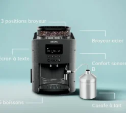 Expresso Broyeur KRUPS Arabica Essential YY4081FD