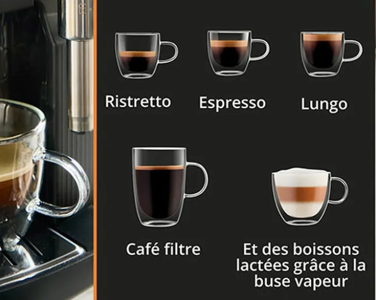 Expresso Broyeur KRUPS Serenity EA4008E0 - Noir